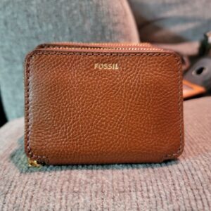 (INTERNAL USE ONLY) LD NOV 1 FOSSIL [ROW 6, BAWAH] SMALL ZA WALLET BROWN