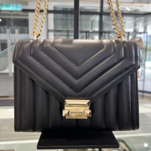 (INTERNAL USE ONLY) LD MARCH 17 MK WHITNEY FLAP BLACK (GOLD)