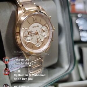 (INTERNAL USE ONLY) LD MARCH 13 JAM FOSSIL SS ROSE GOLD MUKA CHRONO BQ3036