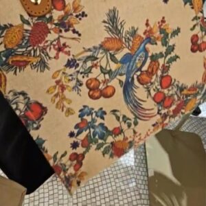(INTERNAL USE ONLY) LD APRIL 14 HARRODS JUTE TOTE FLOWER (EASTER EDITION) SMALL