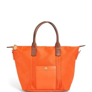 HARRODS Grab Nylon Tote Bag Orange