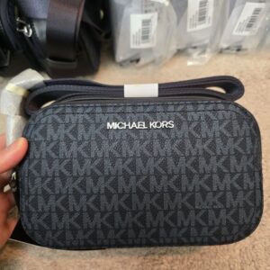 (INTERNAL USE ONLY) LD MARCH 24 [CLEARANCE] MK DOUBLE ZIP CAMERA BAG SIG NAVY