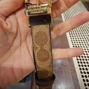(INTERNAL USE ONLY) LD MAY 14 COACH WOMEN BELT (BUCKLE CC) [3] SIG TAN BROWN [CZ196]