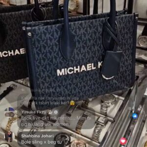 (INTERNAL USE ONLY) LD MAY 3 [CLEARANCE] MK SMALL MIRELLA SIGN BLUE