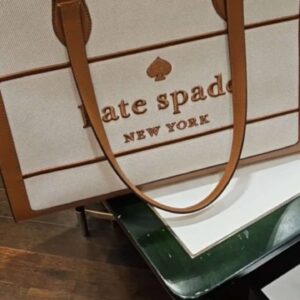 (INTERNAL USE ONLY) LD MAY 5 (CLEARANCE) KS ELLIE CANVAS LG TOTE BROWN