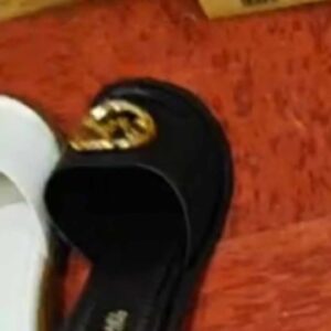 (INTERNAL USE ONLY) LD MAY 3 MK HANNAH FLAT SLIDE BLACK