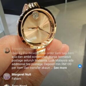 (INTERNAL USE ONLY) LD MAY 2 MOVADO BANGLE ROSEGOLD 3601008