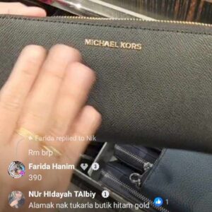 (INTERNAL USE ONLY) LD MAY 3 MK BUTIK SUPER LONG WALLET BLACK GHW
