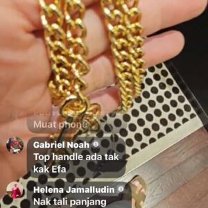 (INTERNAL USE ONLY) LD APR 30 COACH CHAIN STRAP GOLD