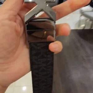 (INTERNAL USE ONLY) LD MAY 4 MK BELT SIGN BLACK BUCKLE MK