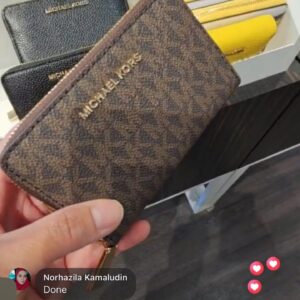 (INTERNAL USE ONLY) LD MAY 11 MK ZA SMALL WALLET BUTIK SIGN BROWN