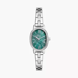 (INTERNAL USE ONLY) LD MAY 8 FOSSIL MUKA HIJAU SILVER BQ5002