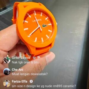 (INTERNAL USE ONLY) LD MAY 23 LACOSTE TALI SILIKON ORANGE 2011436