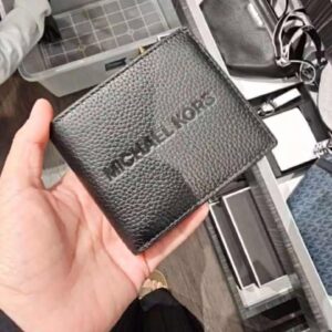 (INTERNAL USE ONLY) LD MAY 24 MK MEN WALLET (MICHAEL KORS) [COIN] PL BLACK