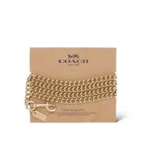 (INTERNAL USE ONLY) LD MAY 14 COACH 45.75” CHAIN STRAP GOLD [31126]