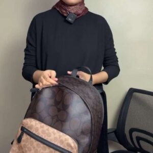 (INTERNAL USE ONLY) LD JUN 5 COACH WEST BACKPACK SIGN DARK BROWN