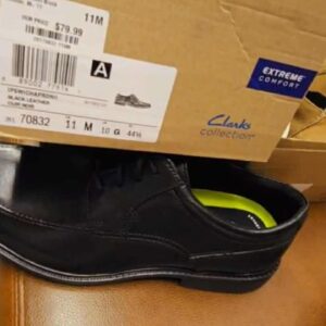 (INTERNAL USE ONLY) LD JUNE 3 CLARK IPSWICHAPRONII BLACK LEATHER MEN