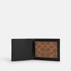 (INTERNAL USE ONLY) LD JUNE 5 COACH 3 IN 1 WALLET SIG MAHOGANY MULTI [CX209]