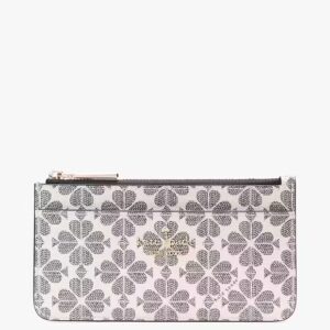 (INTERNAL USE ONLY) LD MAY 29 KS LARGE ZIP CARD CASE MONOGRAM BLACK [KK895]