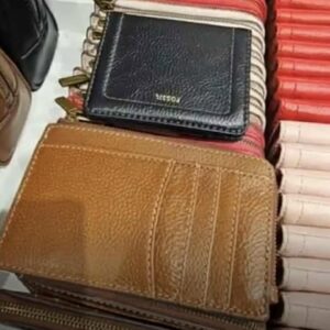 (INTERNAL USE ONLY) LD JUNE 6 FOSSIL SMALL BIFOLD WALLET SMALL WALLET BLACK