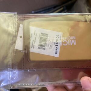 (INTERNAL USE ONLY) LD NOV 5 MK ZIPPED CARD CASE SIGN BROWN