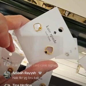 (INTERNAL USE ONLY) LD OCT 27 KS EARRINGS SPADE JADE