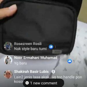 (INTERNAL USE ONLY) LD NOV 5 TUMI MAKEUP POUCH W TOP HANDLE BLACK/BLACK