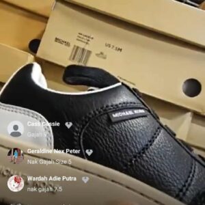 (INTERNAL USE ONLY) LD NOV 17 MK KHAI LACE-UP LEATHER BLACK