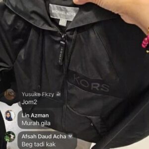 (INTERNAL USE ONLY) LD NOV 10 MK JACKET/WINDBREAKER WITH ZIP BLACK (Copy)