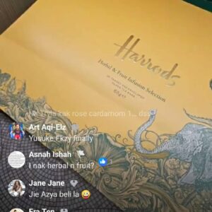 (INTERNAL USE ONLY) LD OCT 31 HARRODS HERBAL AND FRUIT INFUSION TEA SELECTION (YELLOW BOX) [7324933]