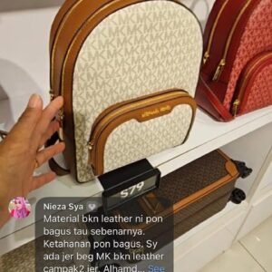 (INTERNAL USE ONLY) LD NOV 17 MK JAYCEE MD BACKPACK SL SIGN VANILLA/LUGGAGE