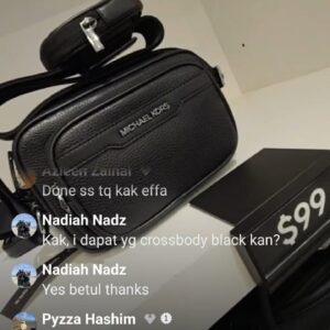 (INTERNAL USE ONLY) LD NOV 24 MK COOPER UTILITY XBODY BAG PL BLACK