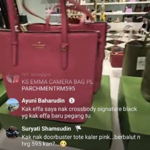 (INTERNAL USE ONLY) LD NOV 27 KS JULIETTE TOTE PL NOUVEAU ROSE (PINK)