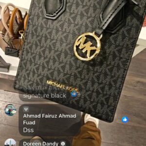 (INTERNAL USE ONLY) LD NOV 17 MK MINI MERCER SIGN BLACK/GOLD HW