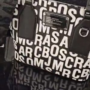 (INTERNAL USE ONLY) LD DEC 7 MJ TOTE SMALL BLACK BLACK LOGO PRINT