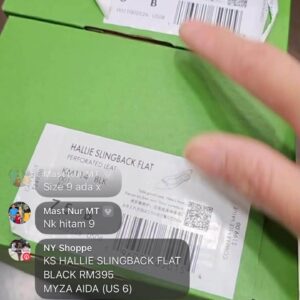 (INTERNAL USE ONLY) LD DEC 13 KS HALLIE SLINGBACK FLAT BLACK