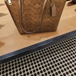 (INTERNAL USE ONLY) LD DEC 10 COACH FIONA TOTE METALLIC SHINE SIG BROWN/GOLD