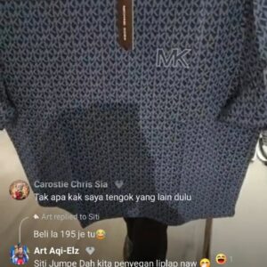 (INTERNAL USE ONLY) LD DEC 8 MK MEN’S ‘MK’ ROUND NECK T-SHIRT SIG NAVY BLUE