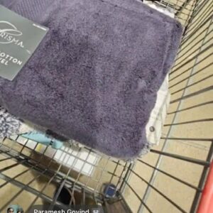 (INTERNAL USE ONLY) LD DEC 16 CHARISMA EGYPTIAN COTTON BATH TOWEL BLUE