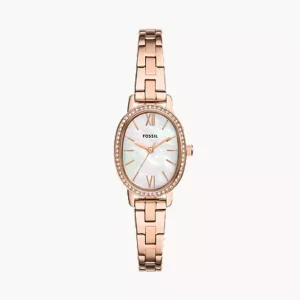 (INTERNAL USE ONLY) LD NOV 26 FOSSIL WATCH MUKA BUJUR ROSE GOLD TALI BESI [BQ3977]