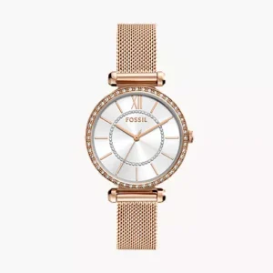(INTERNAL USE ONLY) LD NOV 26 FOSSIL WATCH MUKA BESAR TALI RAPAT ROSE GOLD [BQ3989]