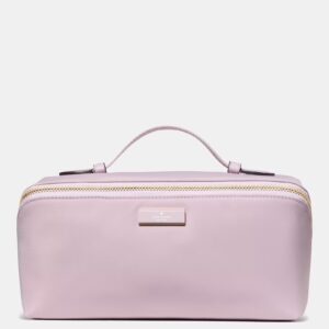 (INTERNAL USE ONLY) LD NOV 25 KS CARTER NYLON LG TRAVEL COSMETIC POUCH LAVENDER SMOKE