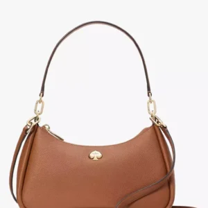 (INTERNAL USE ONLY) LD DEC 19 KS KAYLA SM CONV SHOULDER BAG PL BROWN