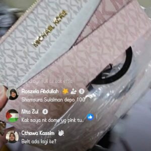 (INTERNAL USE ONLY) LD JAN 18 MK DOME CROSSBODY SIG POWDERBLUSH MULTI