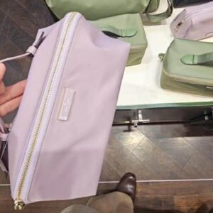 (INTERNAL USE ONLY) LD JAN 31 [CLEARANCE] KS CARTER NYLON LG TRAVEL COSMETIC POUCH LAVENDER SMOKE