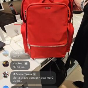 (INTERNAL USE ONLY) LD FEB 6 TUMI VOYAGEUR CELINA BACKPACK RED