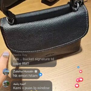 (INTERNAL USE ONLY) LD FEB 3 COACH EMORY TOP HANDLE LEATHER BLACK