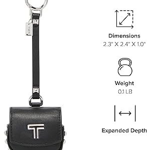 RSM TUMI AIRPODS CHARM BLACK/SILVER