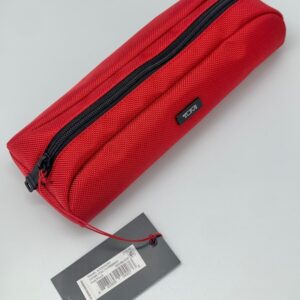 RSM TUMI TRAVEL ACCESSORY CORD POUCH RED/BLACK
